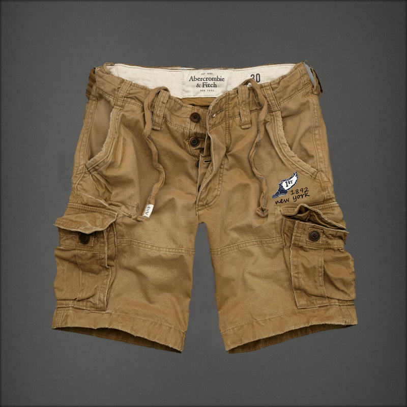 Abercrombie Fitch Hombres Cargo Patalón Corto AF7525